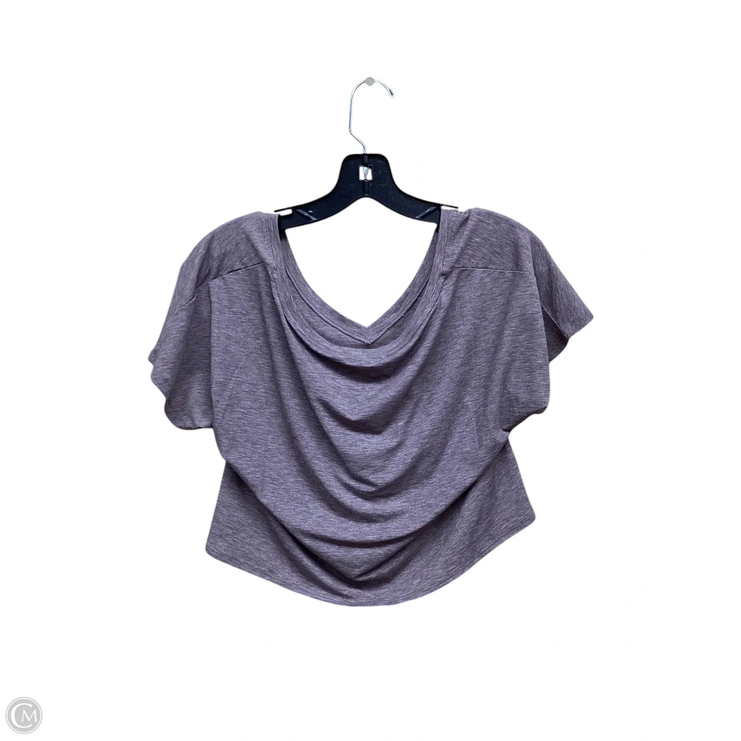 Athletic Top Short Sleeve By Gapfit In Purple, Size: M