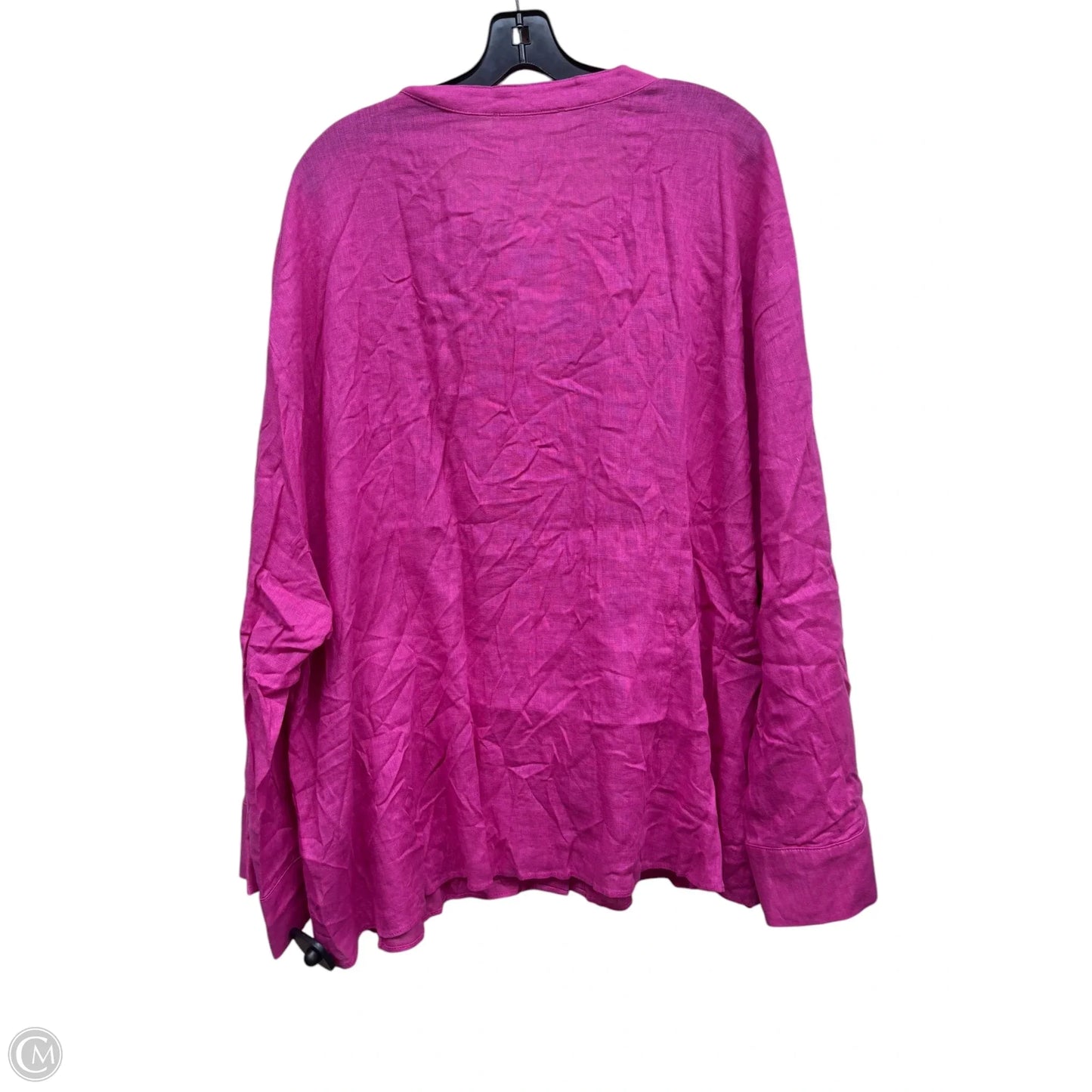 Top Long Sleeve By Michael By Michael Kors In Pink, Size: 3x