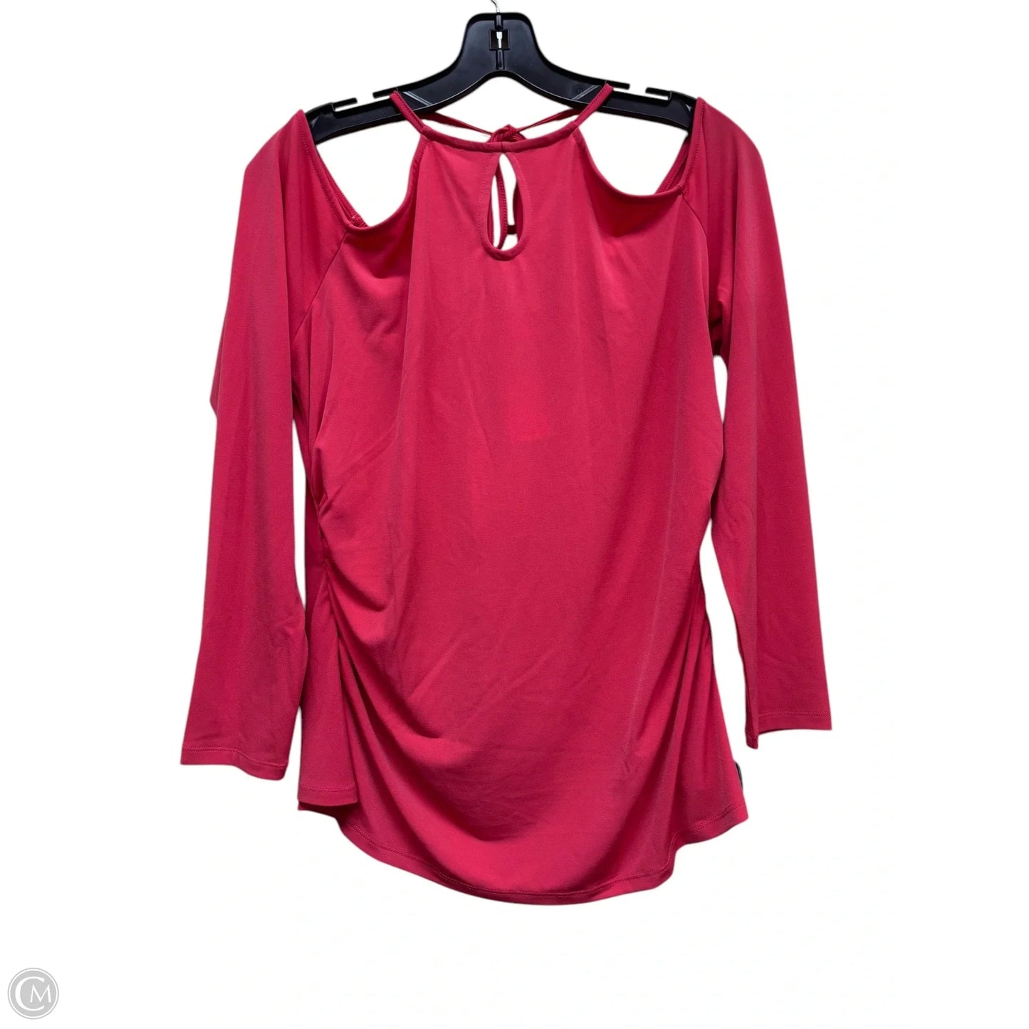 Top Long Sleeve By Michael By Michael Kors In Pink, Size: M