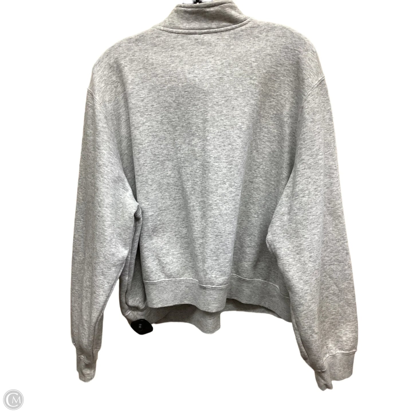 Athletic Sweatshirt Crewneck By Fabletics In Grey, Size: 2x