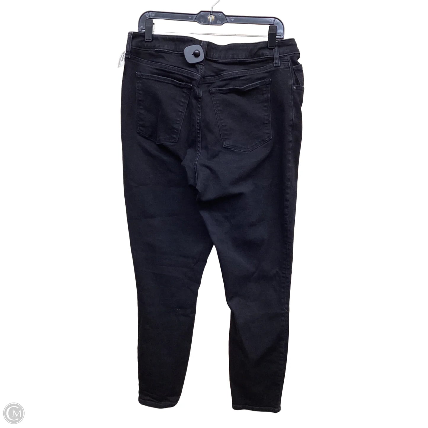 Jeans Skinny By Abercrombie And Fitch In Black Denim, Size: 14