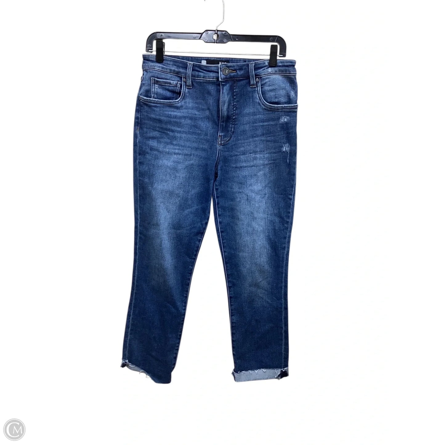 Jeans Straight By Kut In Blue Denim, Size: 6