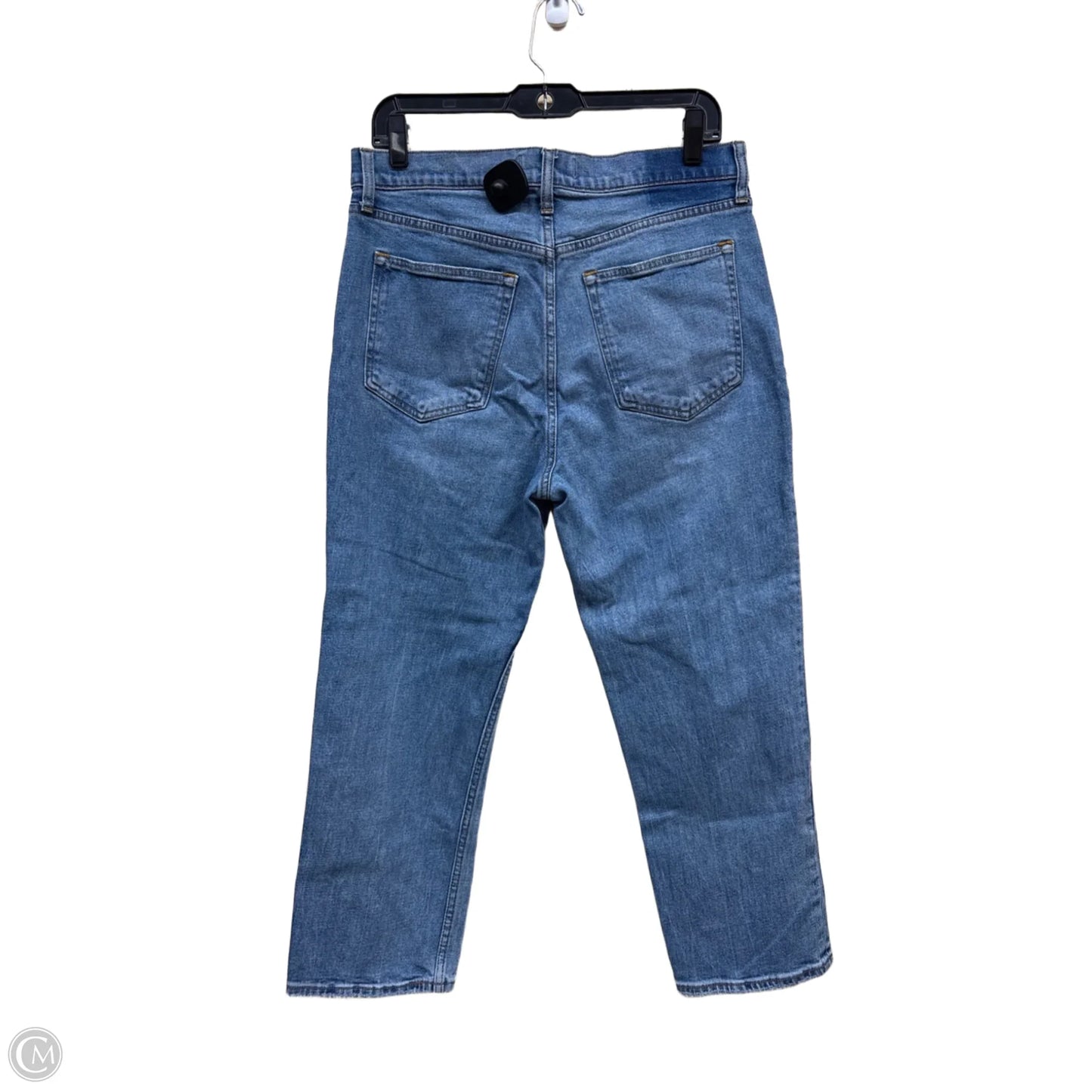 Jeans Straight By Abercrombie And Fitch In Blue Denim, Size: 12