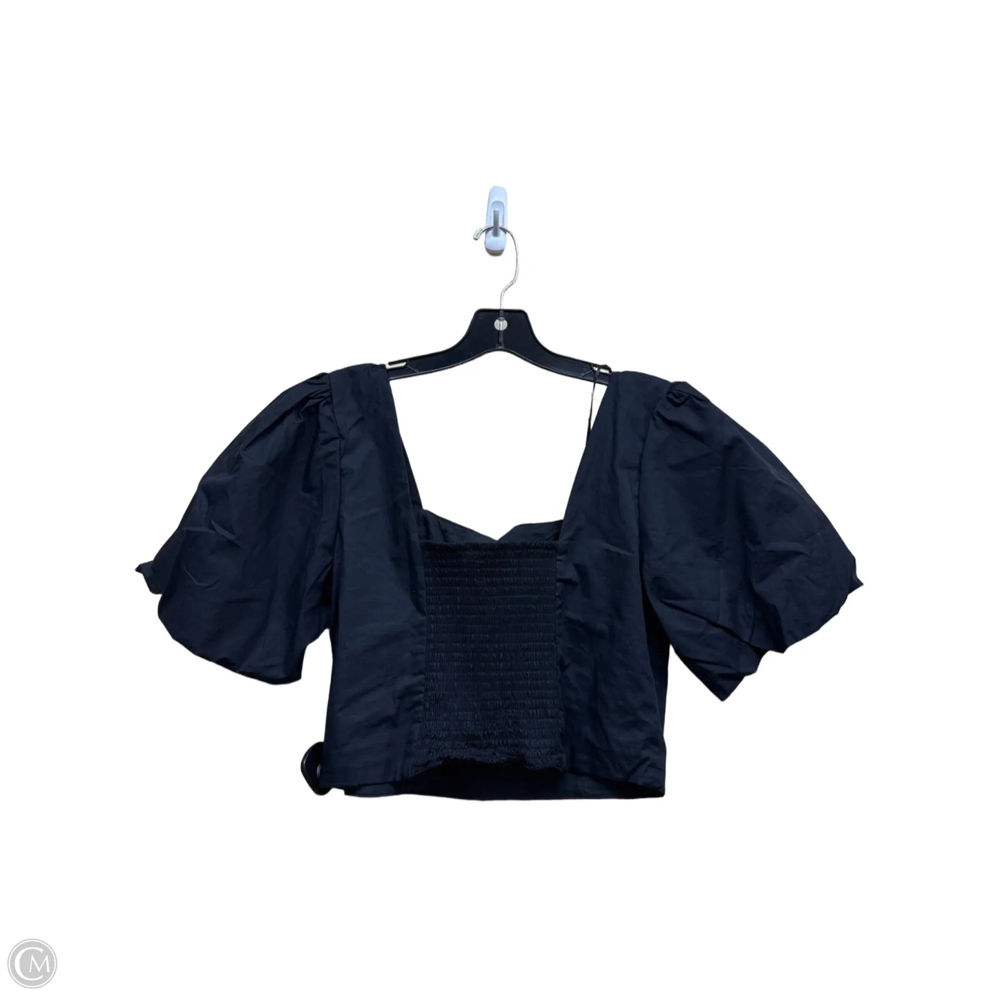 Top Short Sleeve By Clothes Mentor In Black, Size: Xl