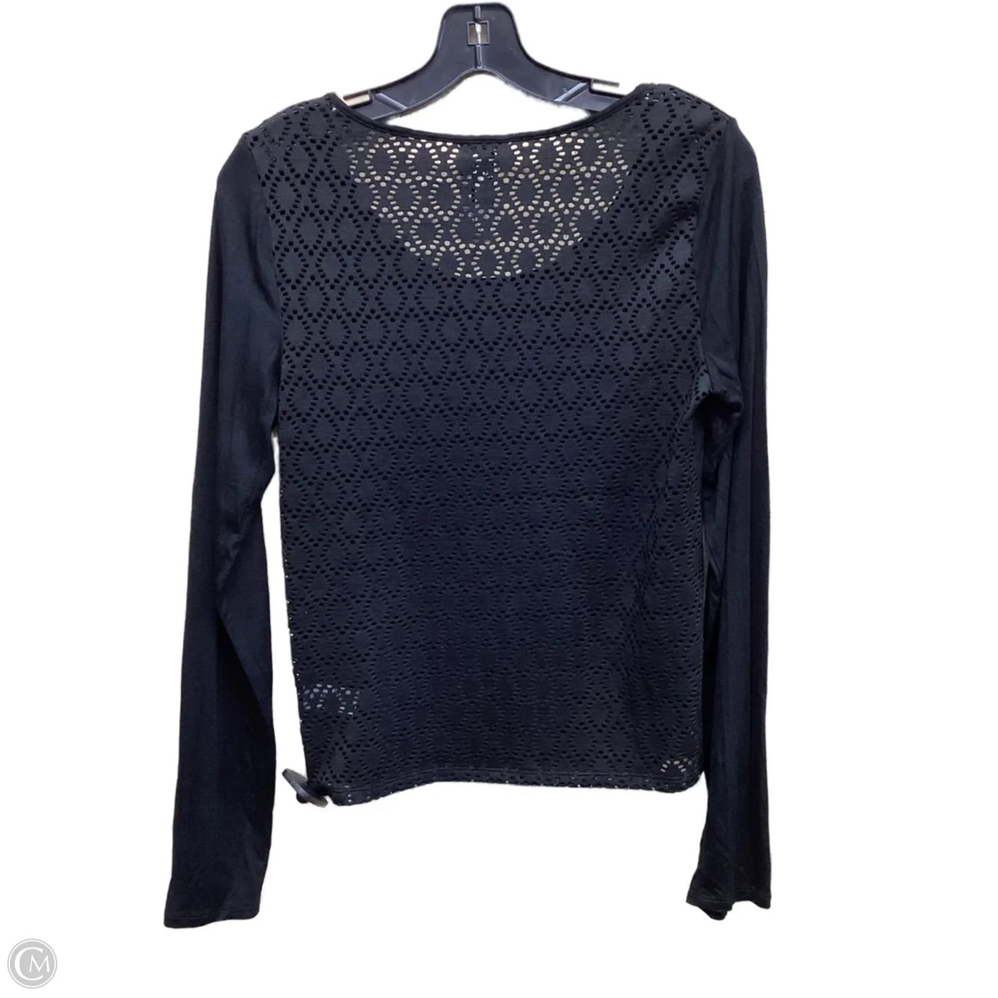 Top Long Sleeve By Aeropostale In Black, Size: L