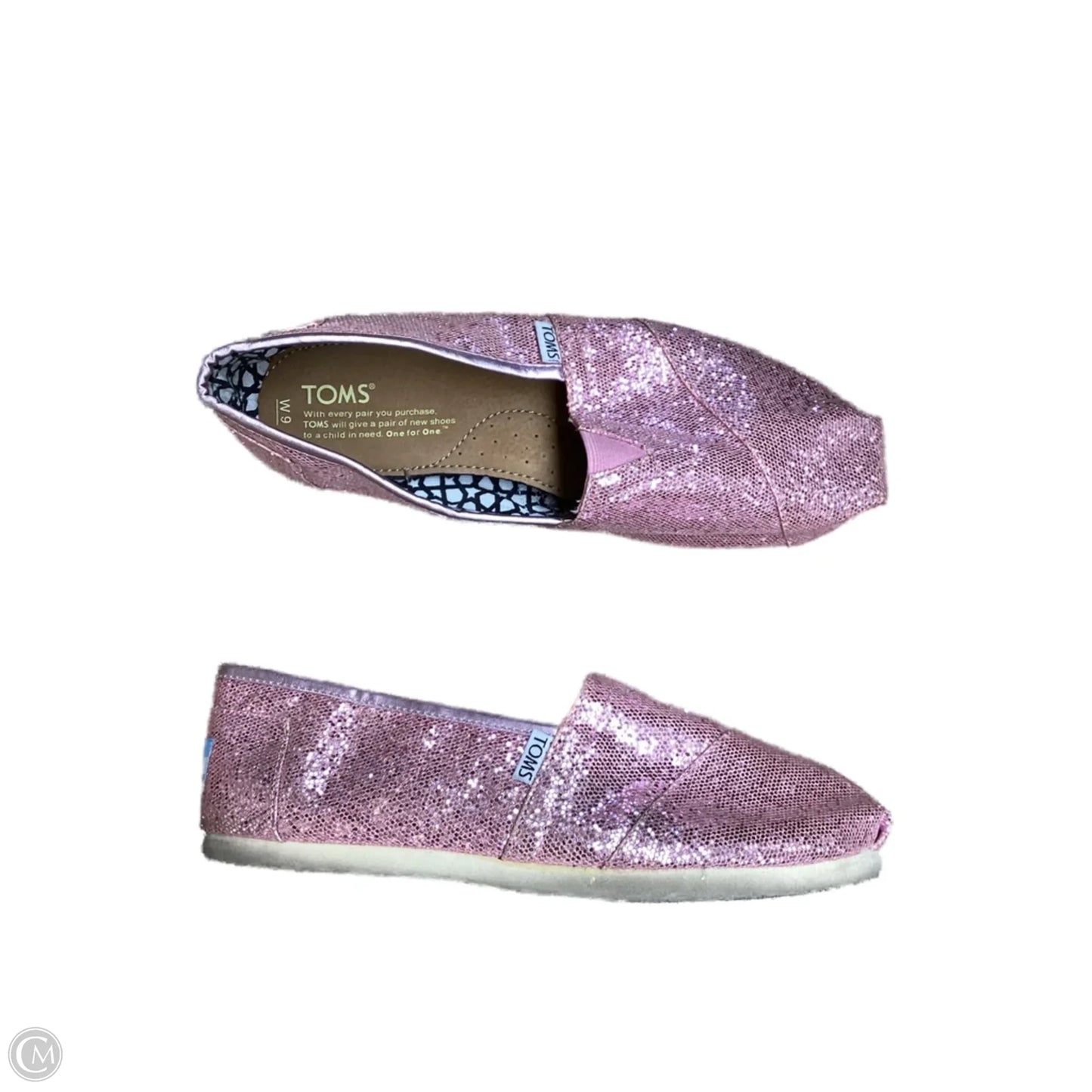Shoes Flats By Toms In Pink, Size: 6