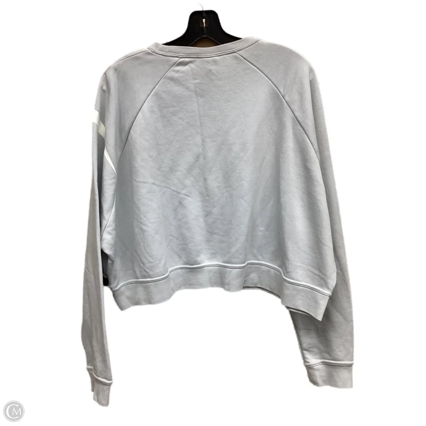 Sweatshirt Crewneck By Nike In Grey, Size: Xl