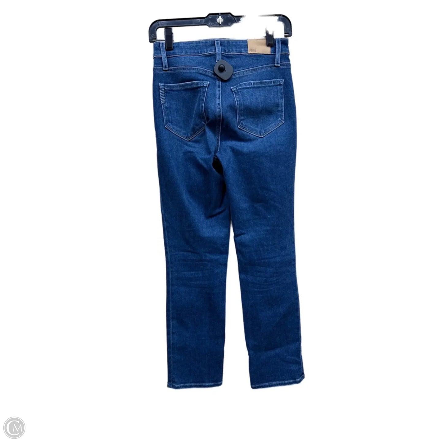 Jeans Straight By Paige In Blue Denim, Size: 0