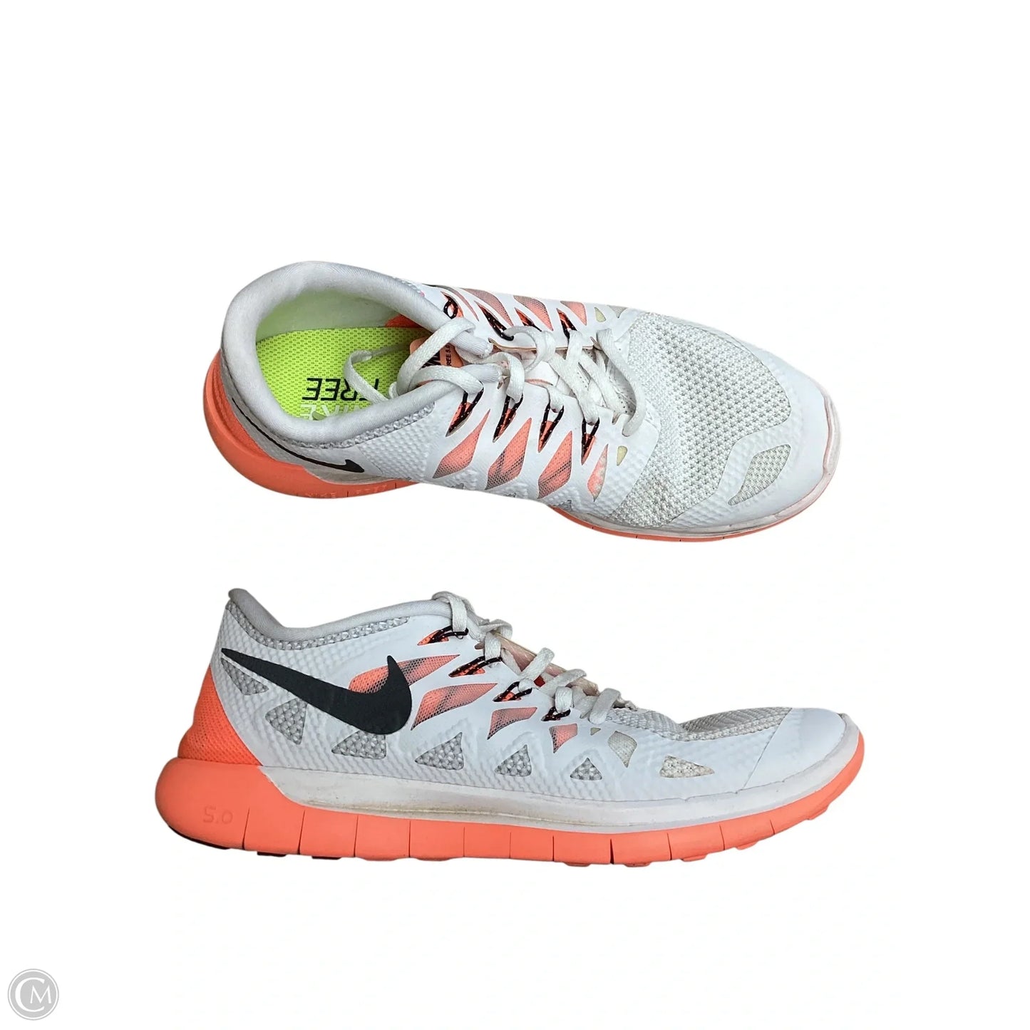 Shoes Athletic By Nike In Orange & White, Size: 10