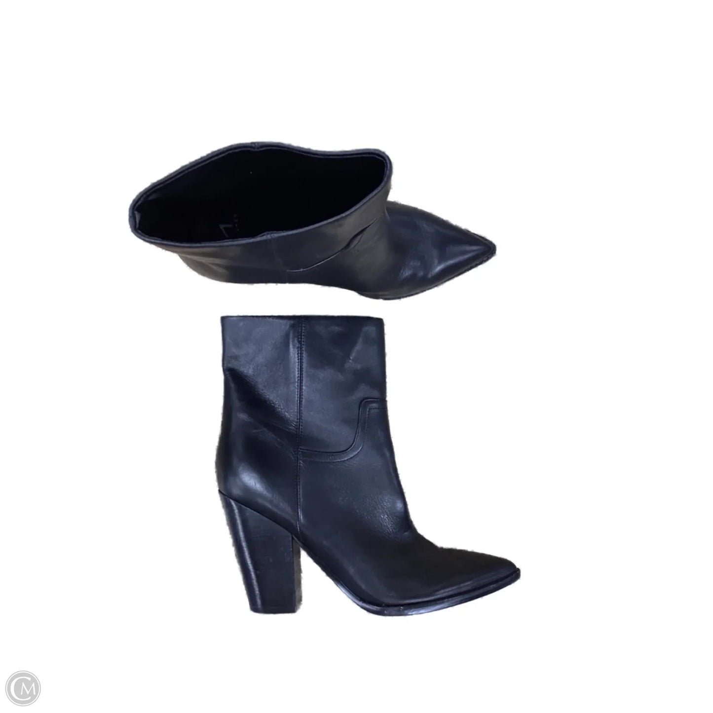 Boots Ankle Heels By Marc Fisher In Black, Size: 7.5