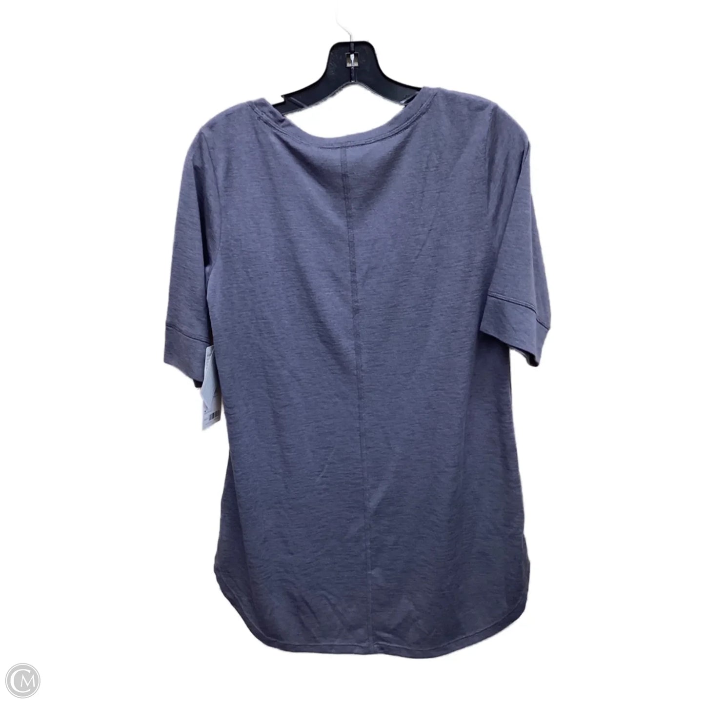 Top Short Sleeve By Athleta In Grey, Size: M