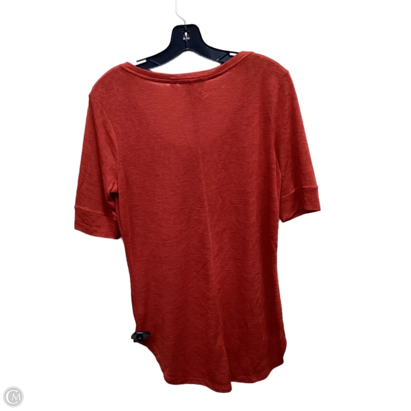 Top Short Sleeve By Athleta In Red, Size: M