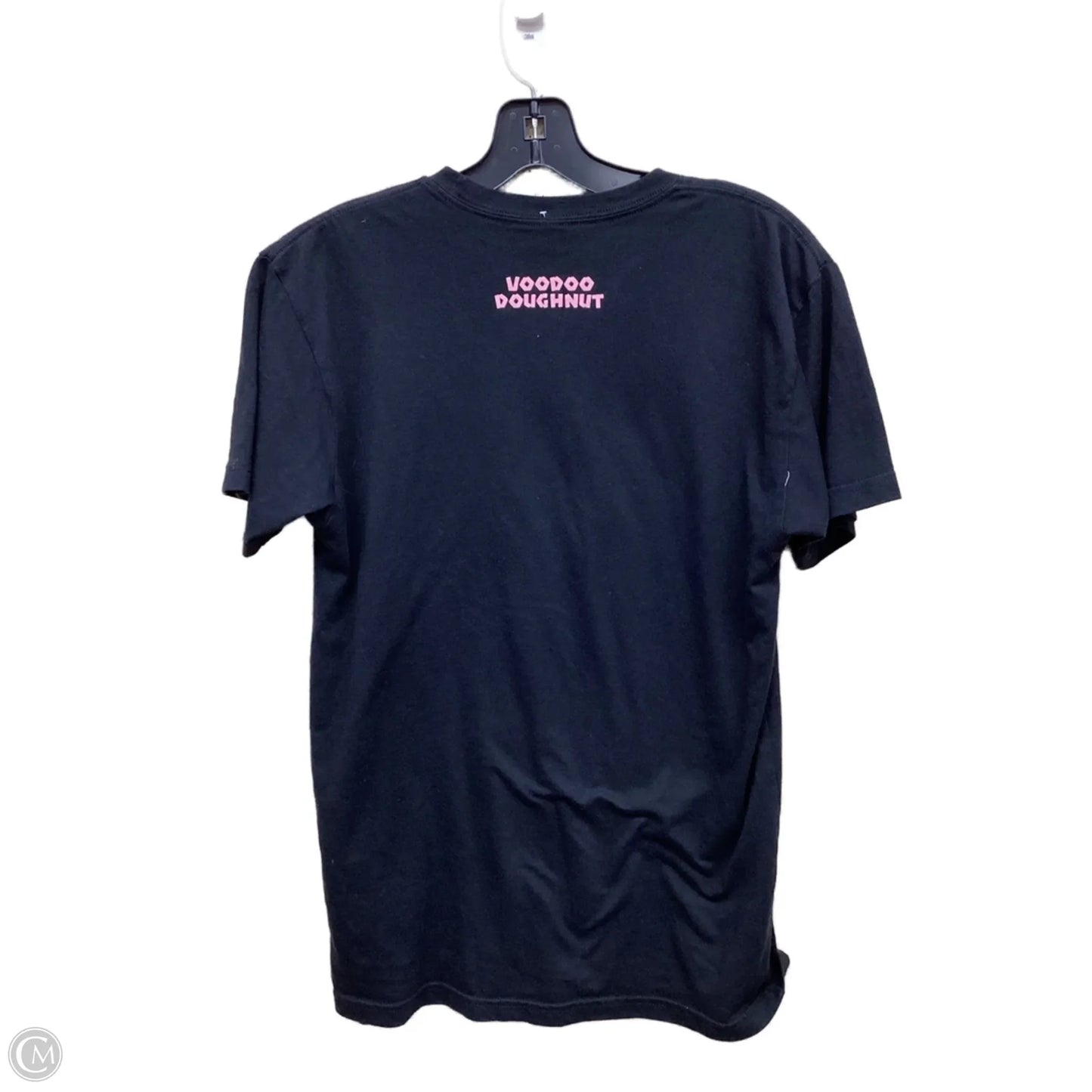 Top Short Sleeve By Clothes Mentor In Black, Size: M