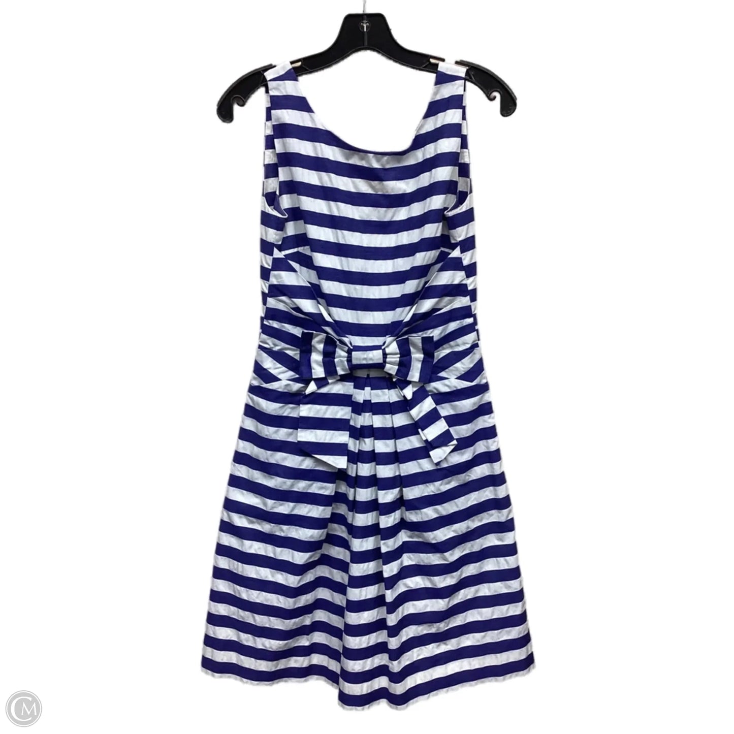 Dress Designer By Kate Spade In Blue & White, Size: 0