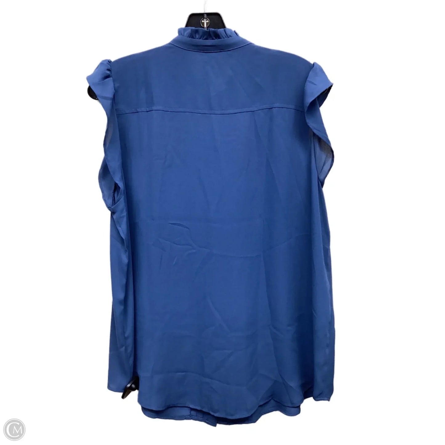 Top Sleeveless By Ann Taylor In Blue, Size: L