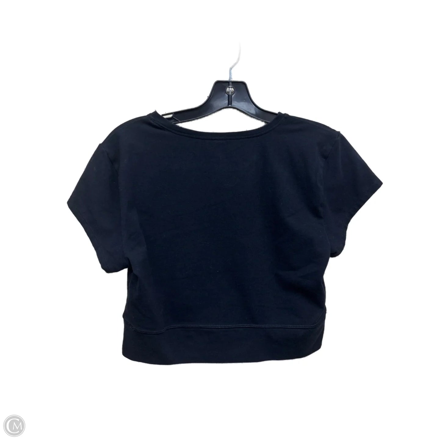 Athletic Top Short Sleeve By Old Navy In Black, Size: L