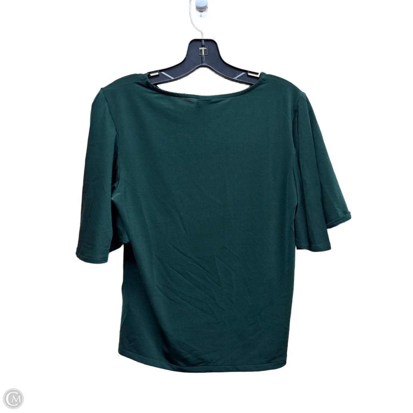 Top Short Sleeve By H&m In Green, Size: S