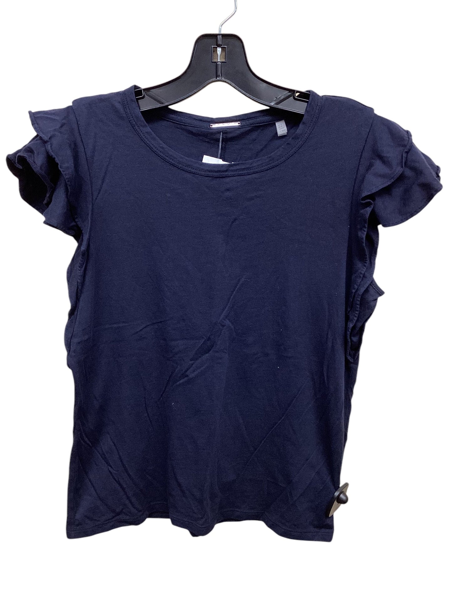 Top Short Sleeve By Elie Tahari In Blue, Size: S