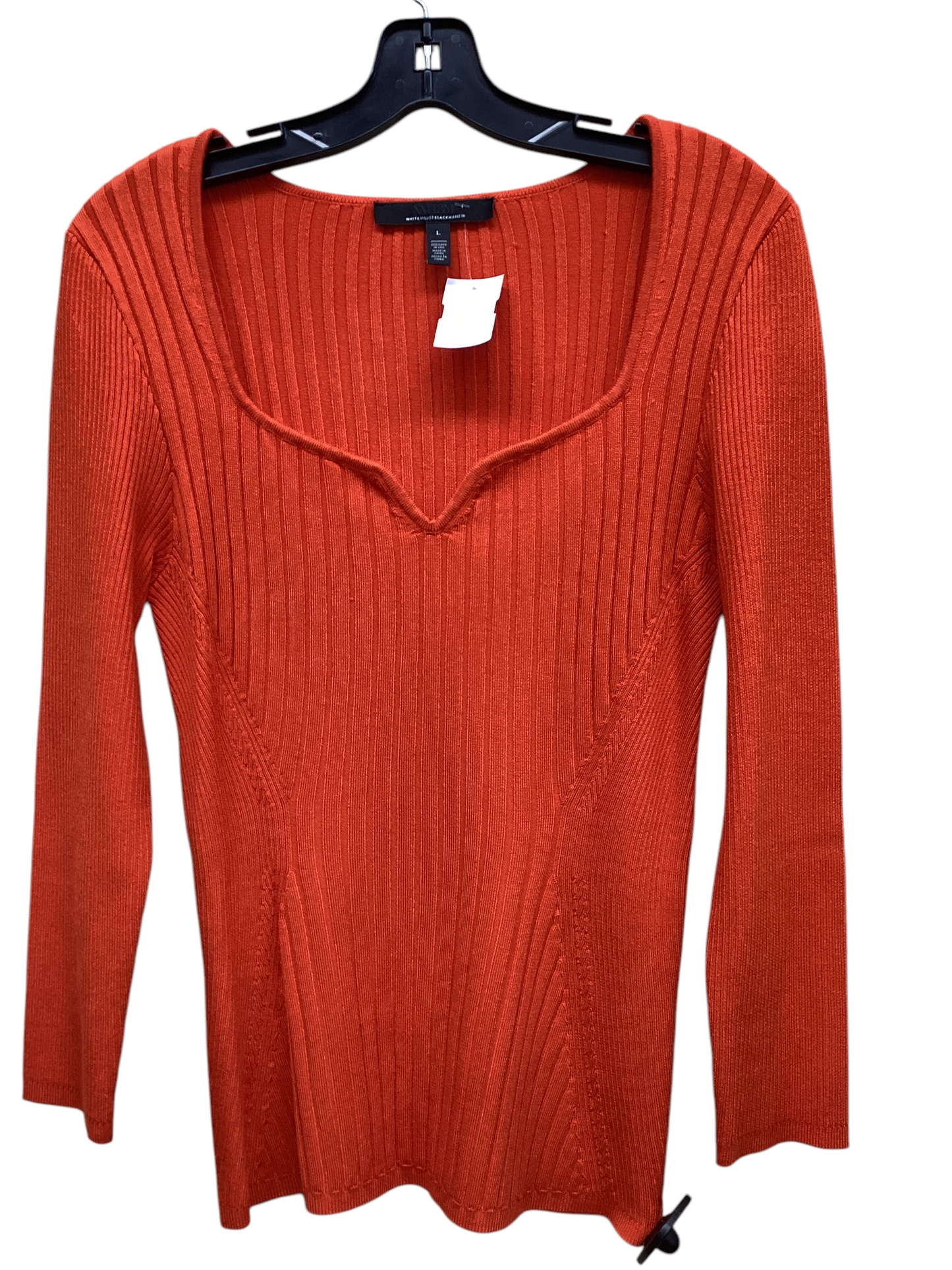 Top Long Sleeve By White House Black Market Size: L