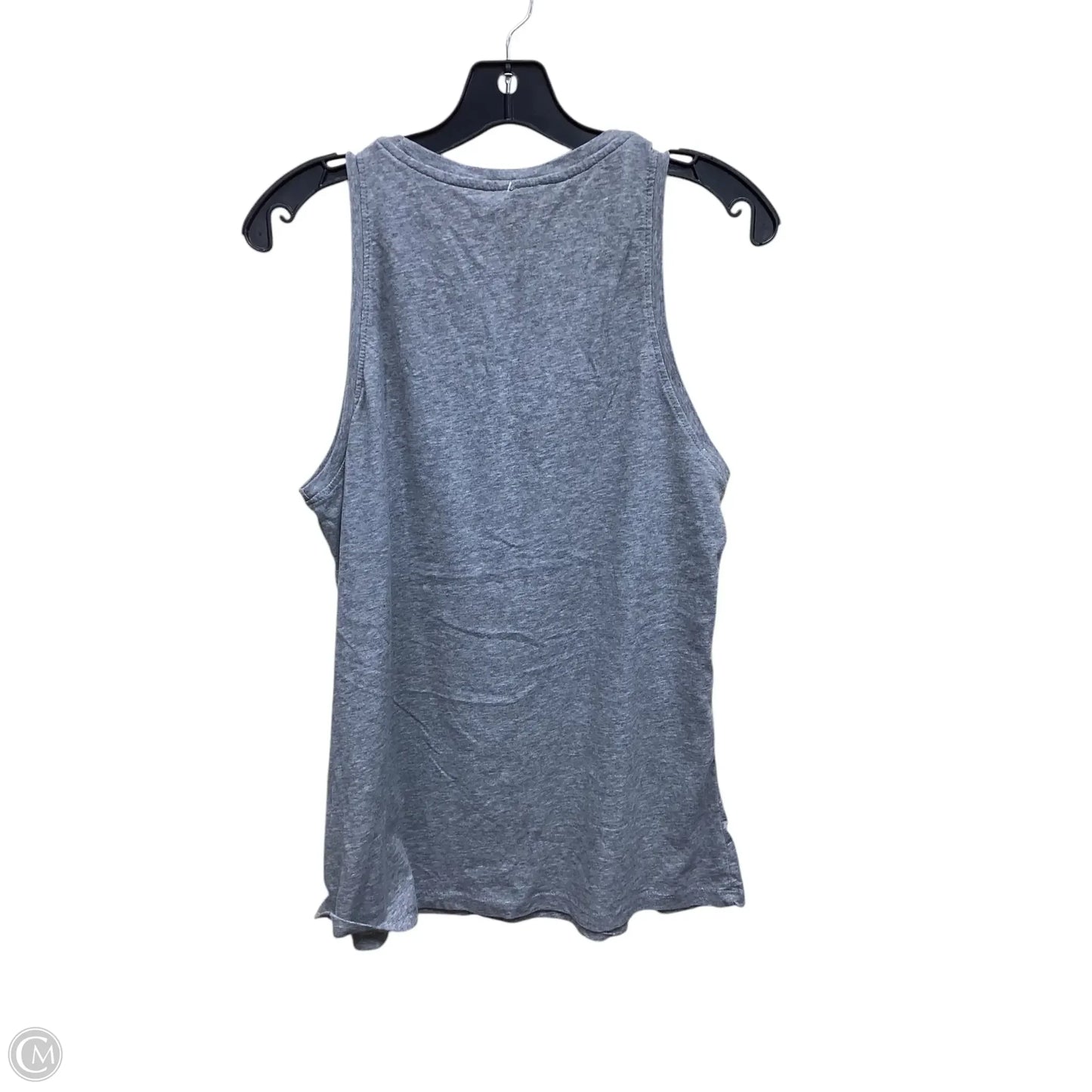 Athletic Tank Top By Nike In Grey, Size: M