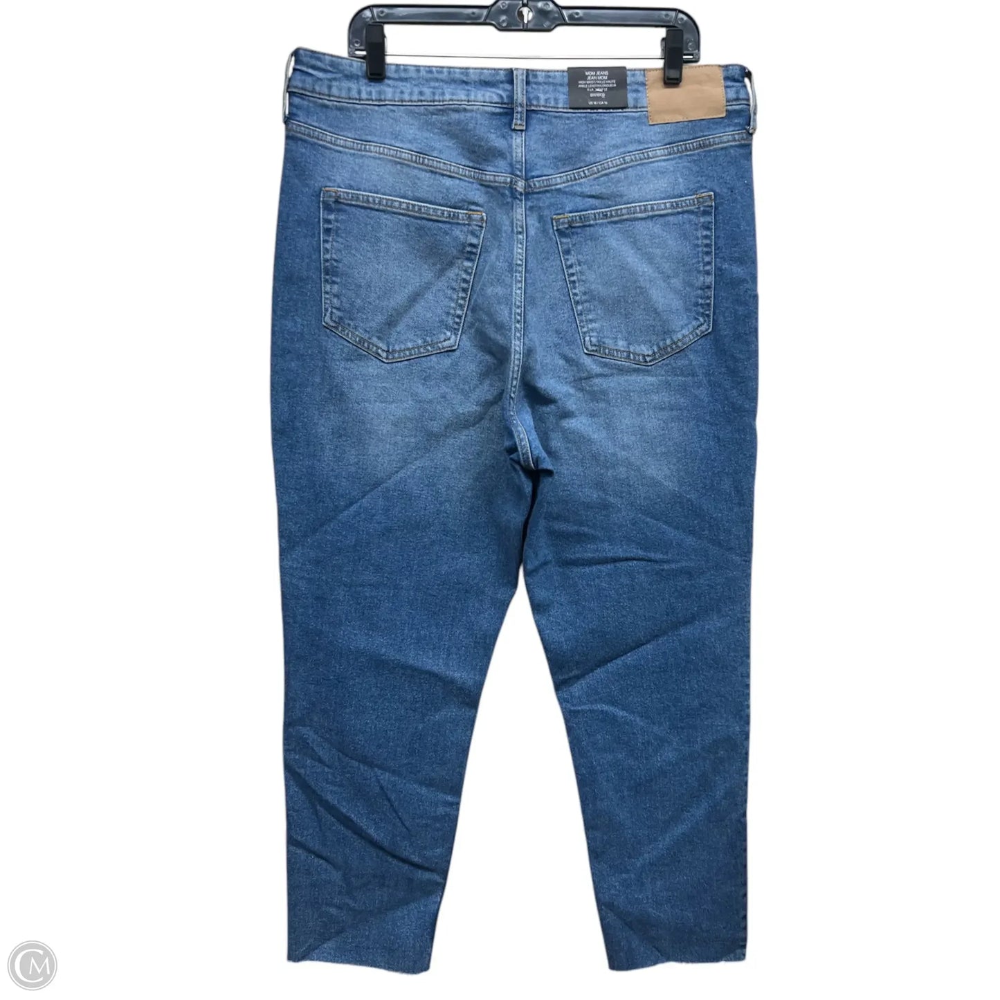 Jeans Straight By Divided In Blue Denim, Size: 16