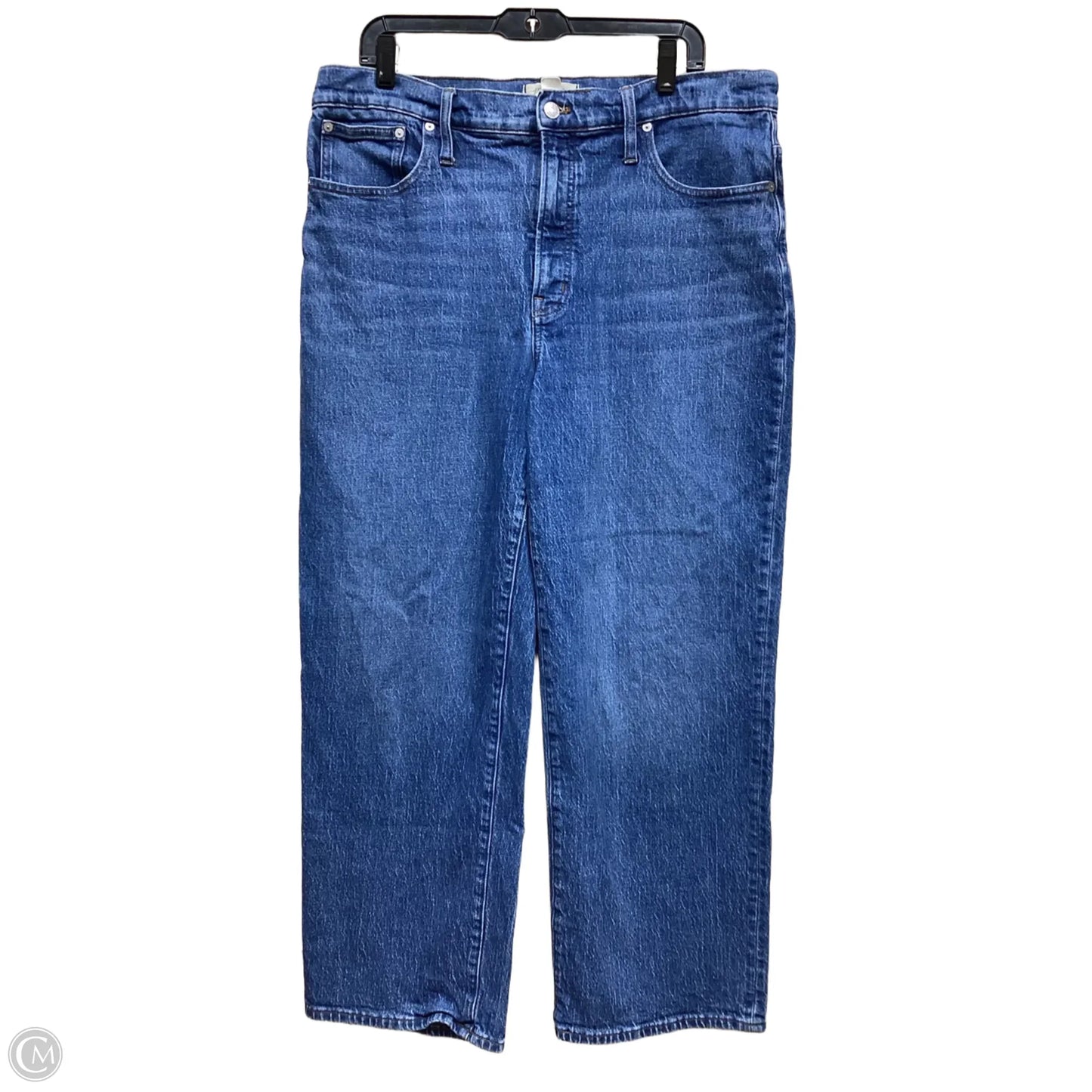 Jeans Wide Leg By Madewell In Blue Denim, Size: 16