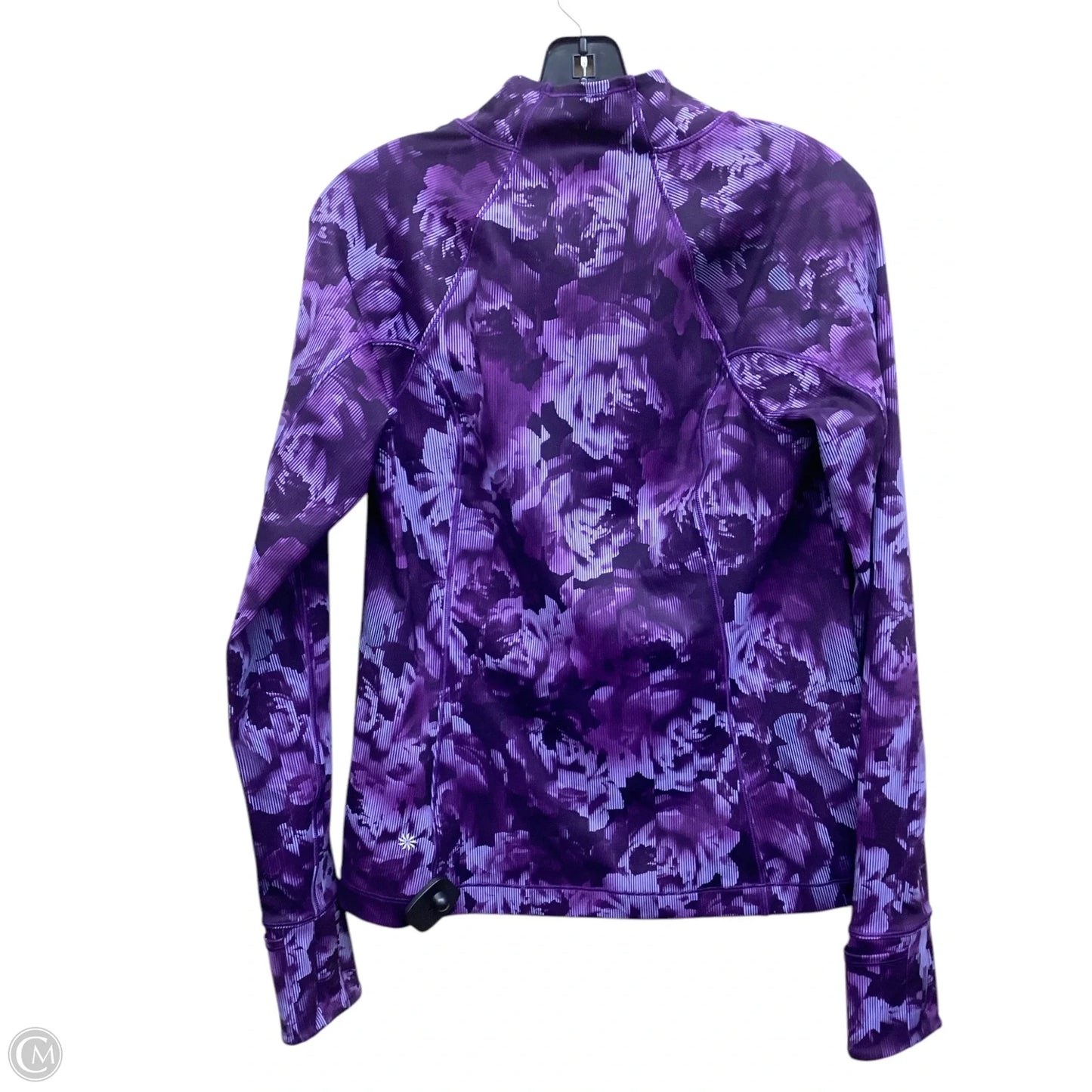 Athletic Top Long Sleeve Crewneck By Athleta In Purple, Size: M