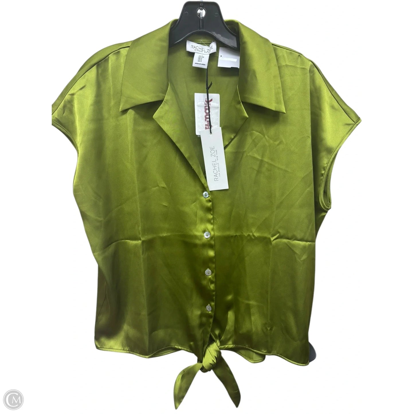Top Sleeveless By Rachel Zoe In Green, Size: S