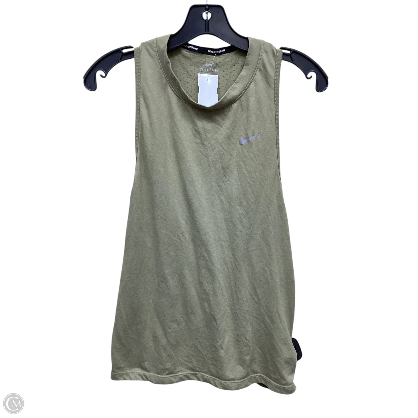 Athletic Tank Top By Nike In Green, Size: M