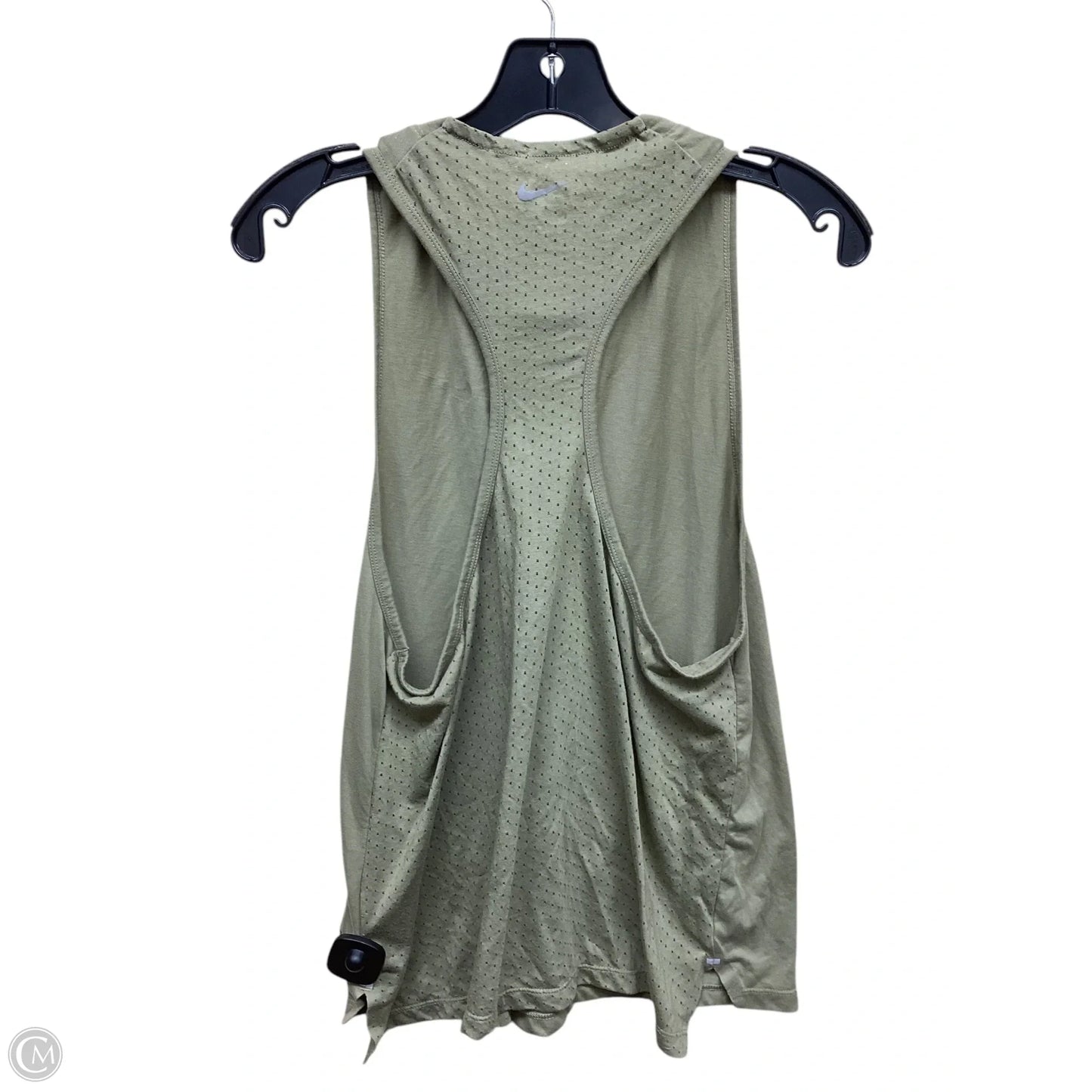 Athletic Tank Top By Nike In Green, Size: M
