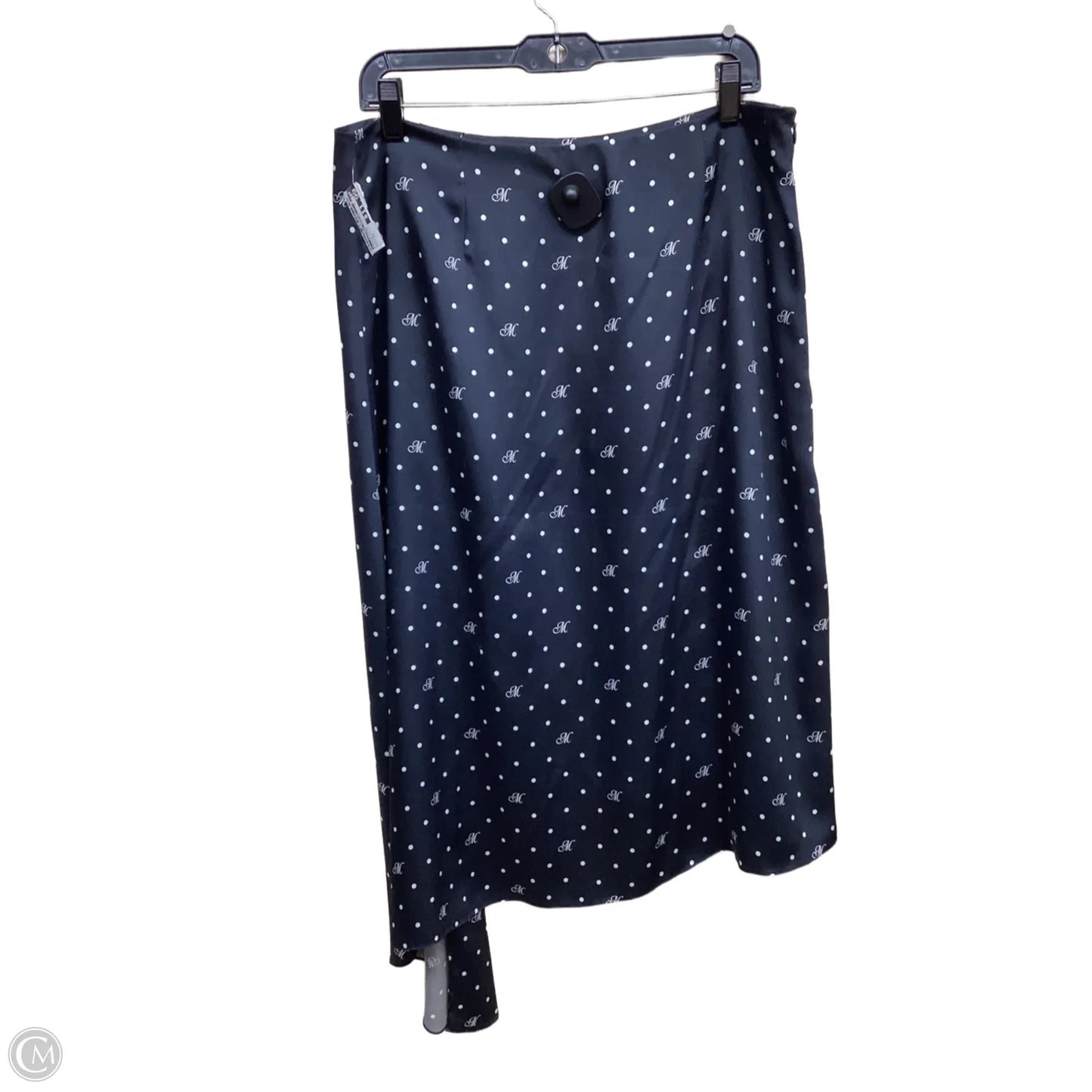 Skirt Midi By Clothes Mentor In Polkadot Pattern, Size: 12