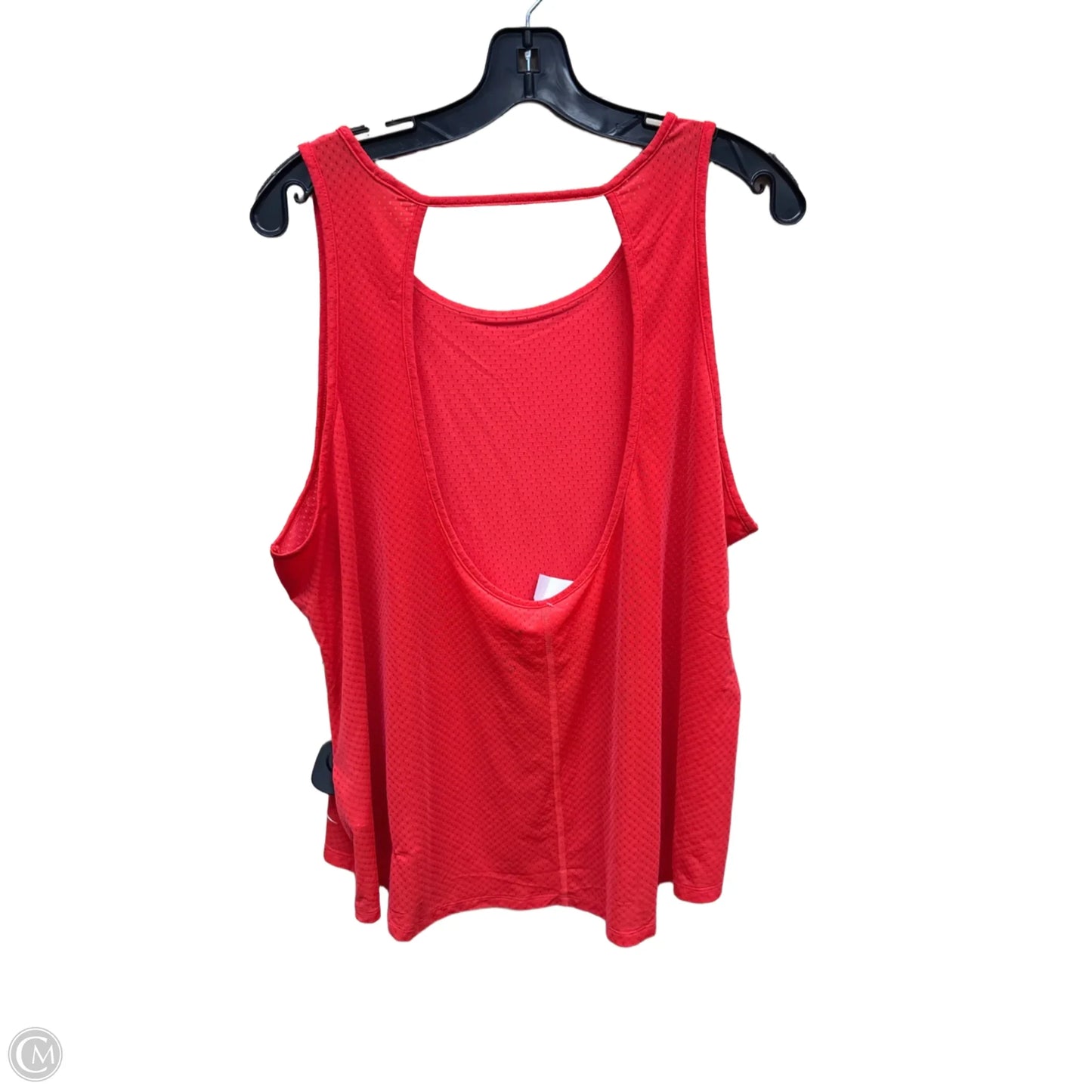 Athletic Tank Top By Nike Apparel In Red, Size: 1x