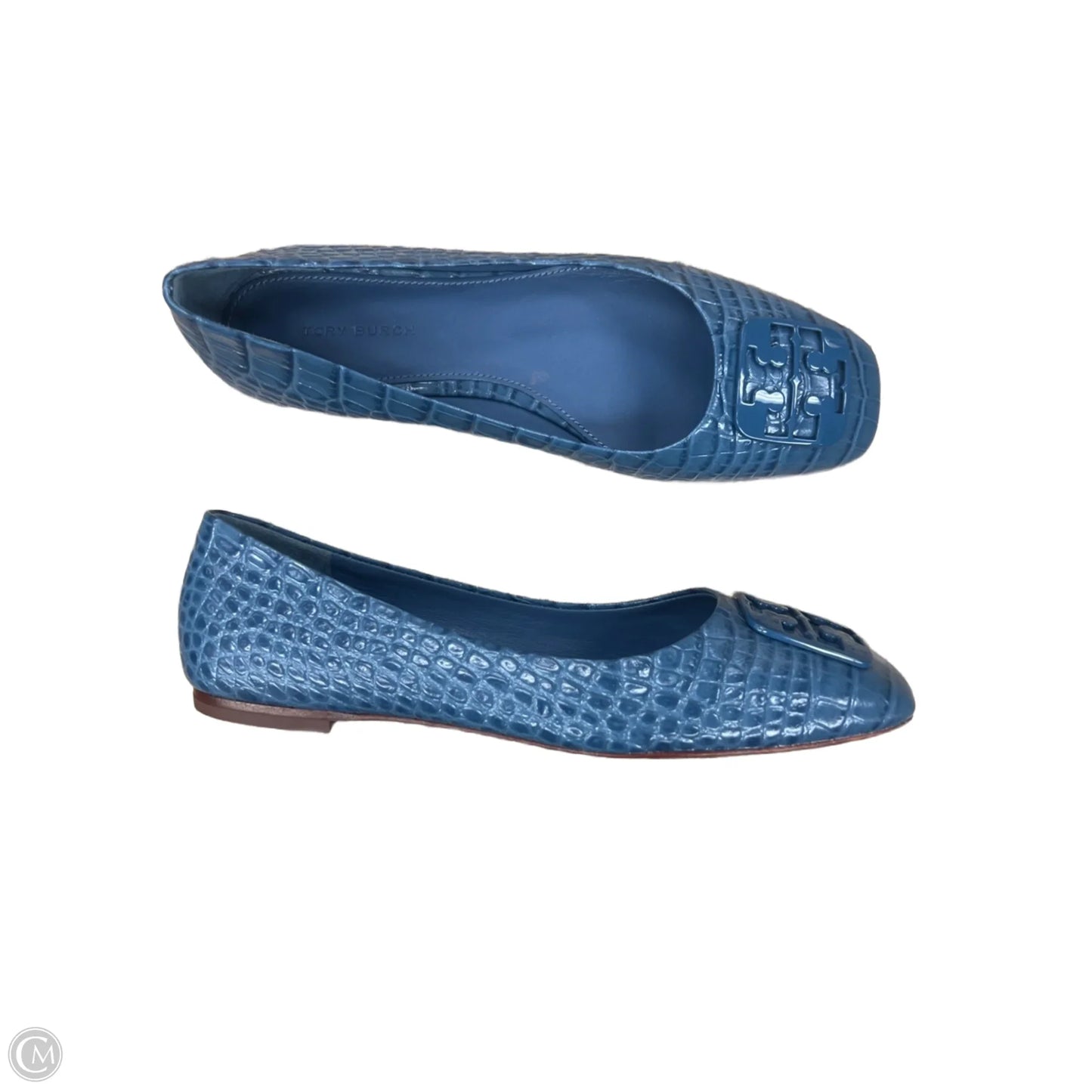 Shoes Designer By Tory Burch In Blue, Size: 7