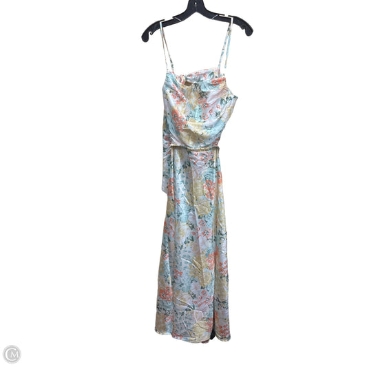 Dress Casual Maxi By Clothes Mentor In Floral Print, Size: L