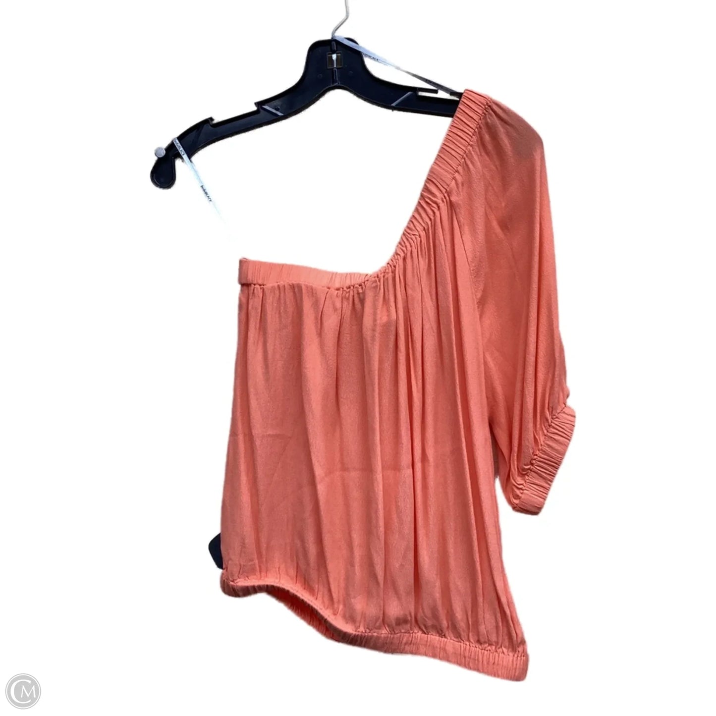 Top Short Sleeve By Evereve In Orange, Size: S