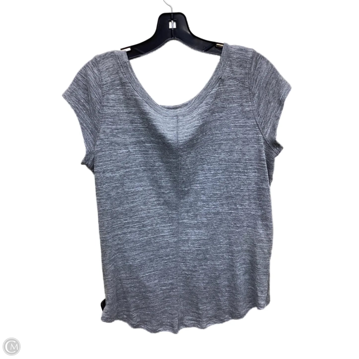 Athletic Top Short Sleeve By Zella In Grey, Size: S