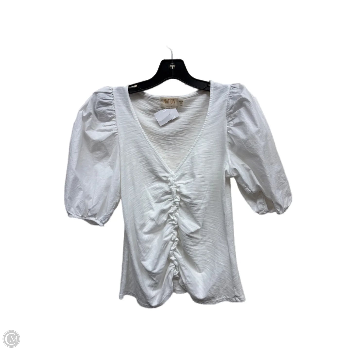 Top Short Sleeve By Nation Ltd In White, Size: Xs