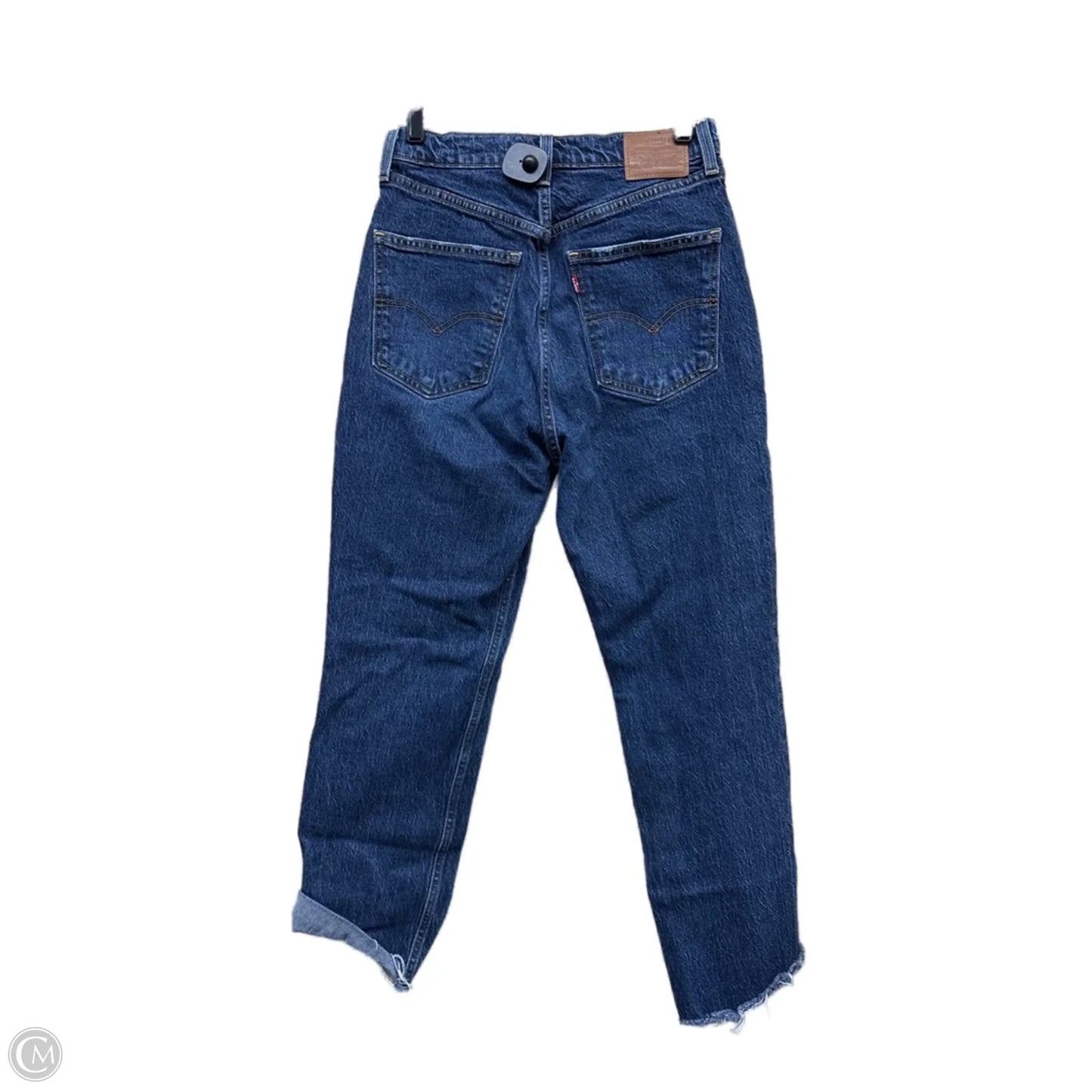 Jeans Straight By Levis In Blue Denim, Size: 28