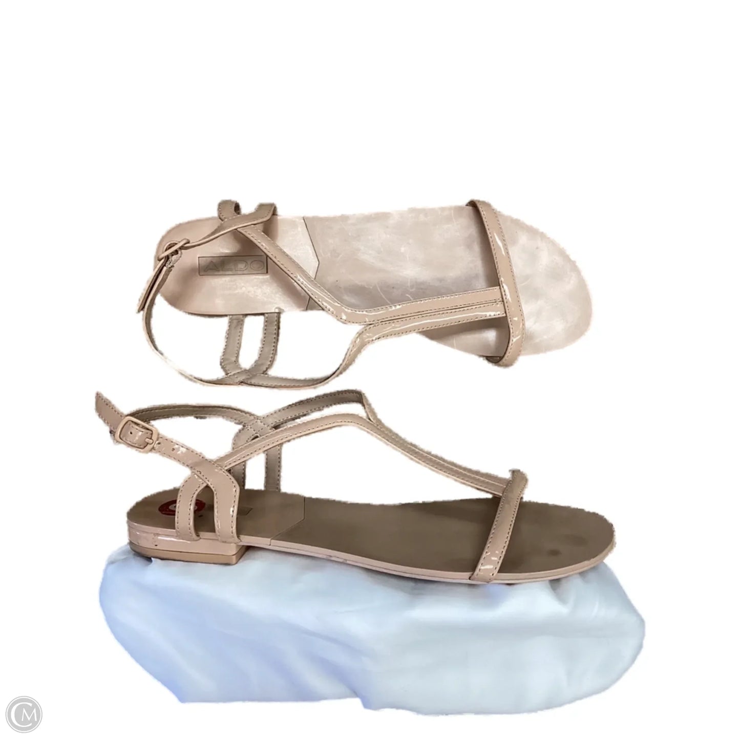Sandals Flats By Aldo In Tan, Size: 9