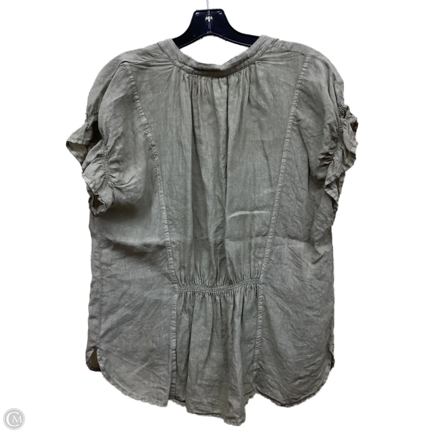 Top Short Sleeve By Pilcro In Tan, Size: Xl