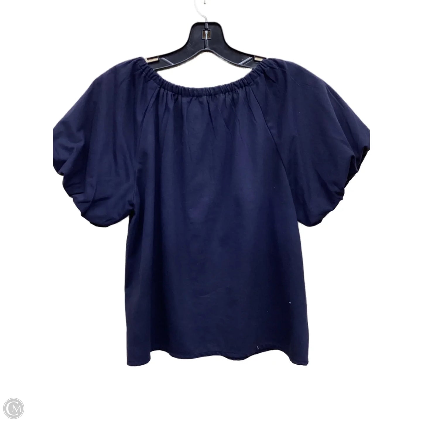 Top Short Sleeve By Ann Taylor In Blue, Size: Xs