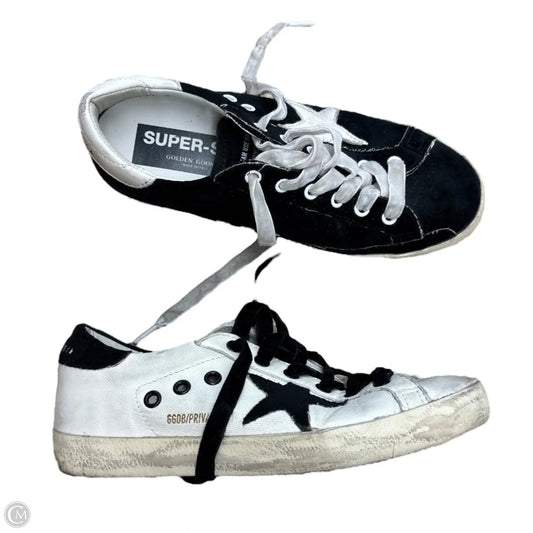Shoes Luxury Designer By Golden Goose In Black & White