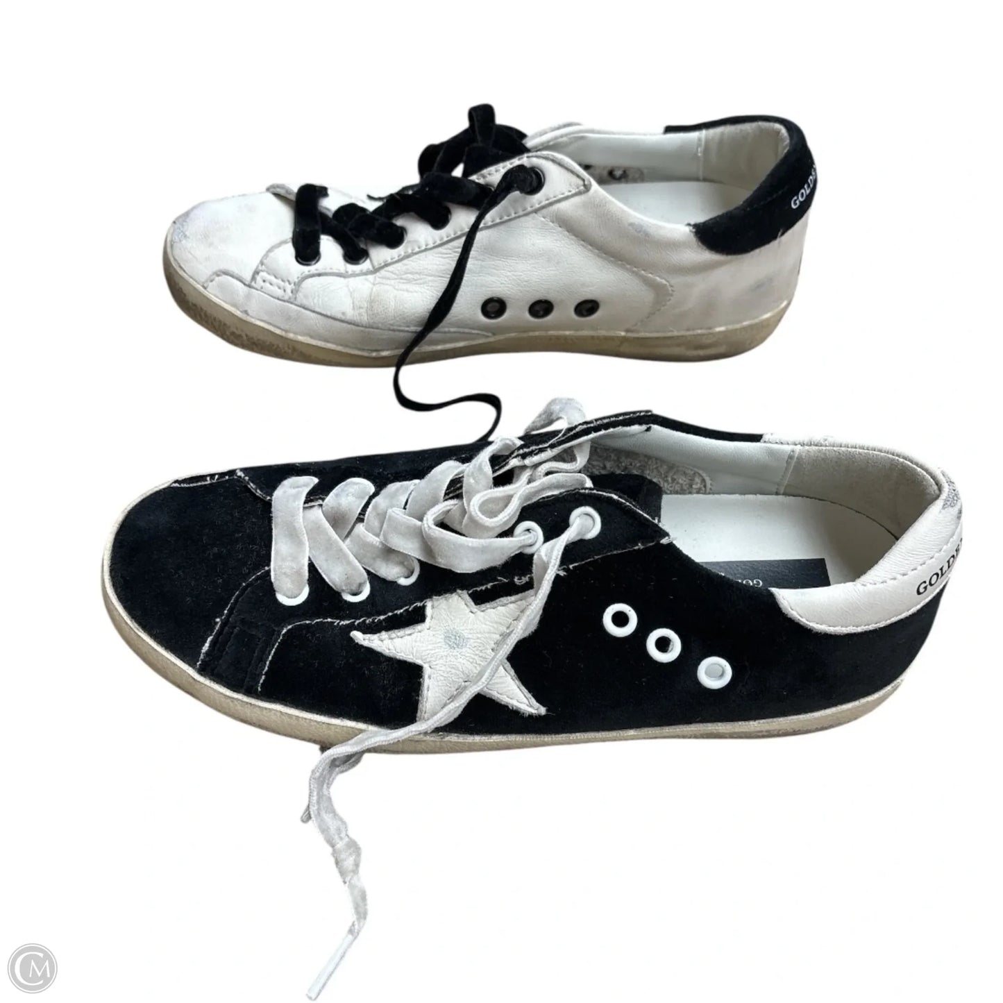 Shoes Luxury Designer By Golden Goose In Black & White