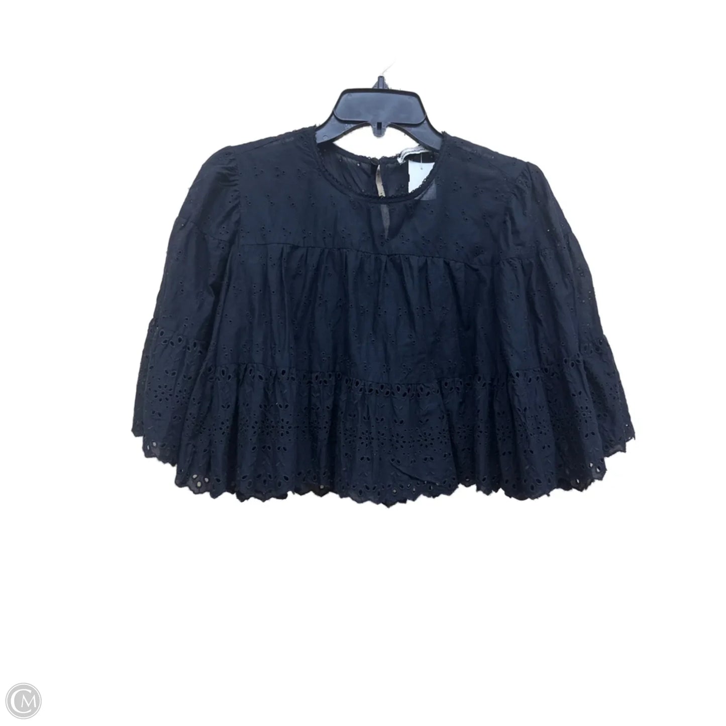 Top Long Sleeve By Abercrombie And Fitch In Black, Size: S