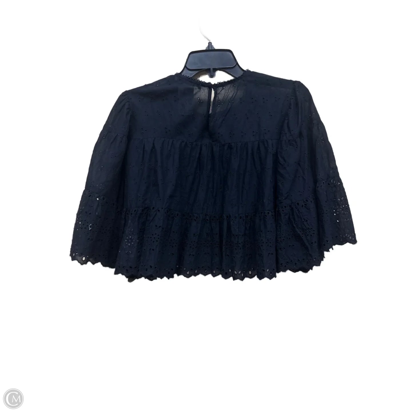 Top Long Sleeve By Abercrombie And Fitch In Black, Size: S
