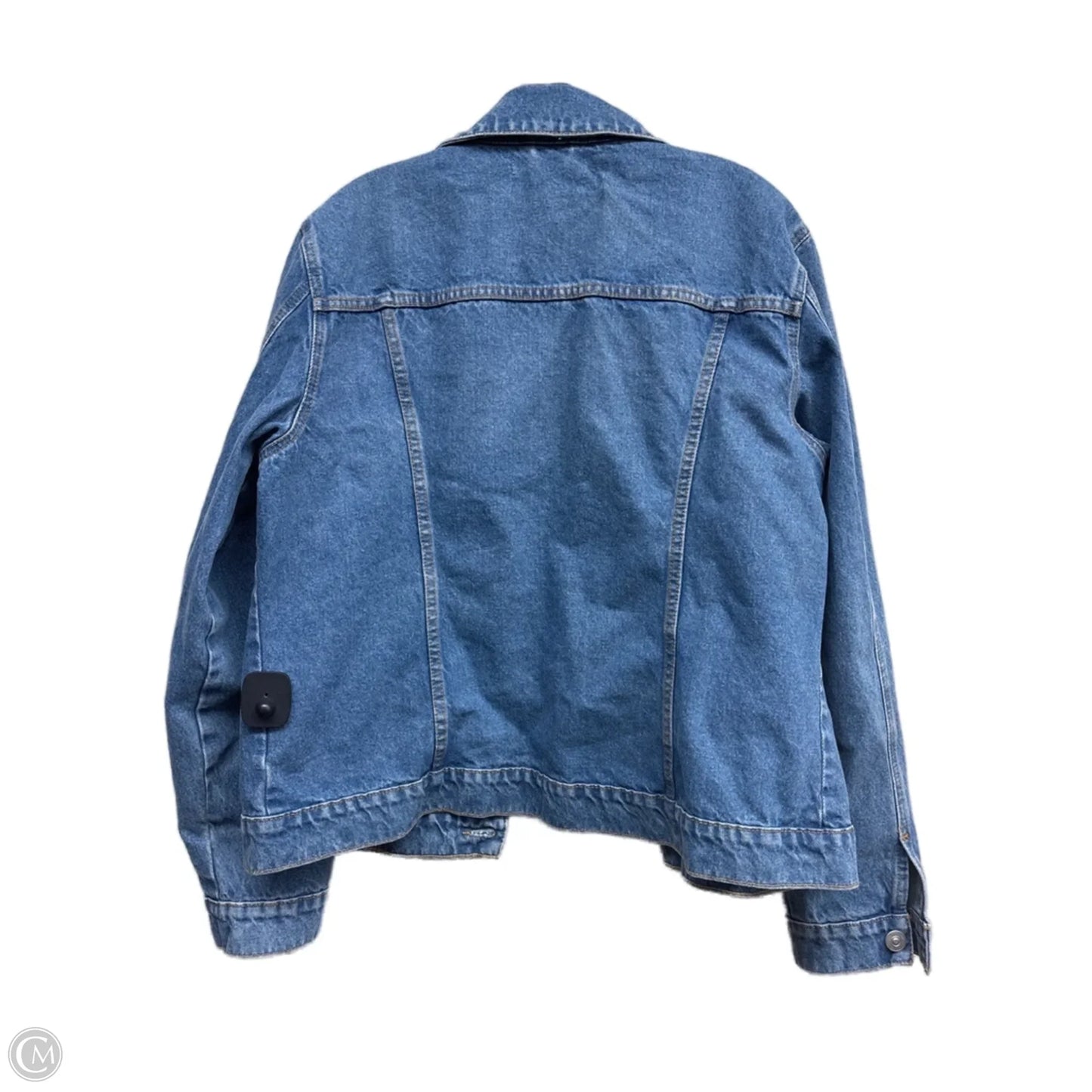 Jacket Denim By Hudson In Blue Denim, Size: 1x