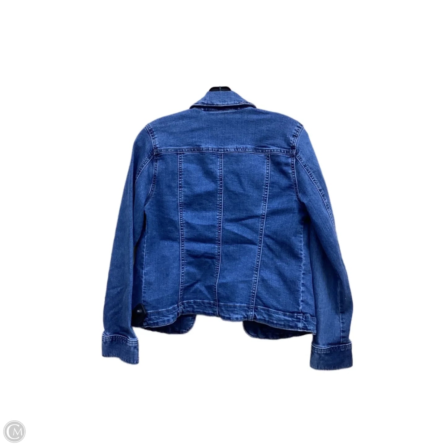 Jacket Denim By Charter Club In Blue Denim, Size: S