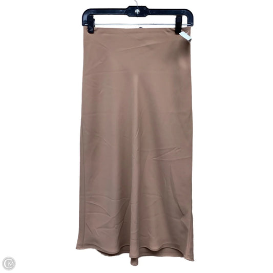 Skirt Maxi By Express In Tan, Size: Xs