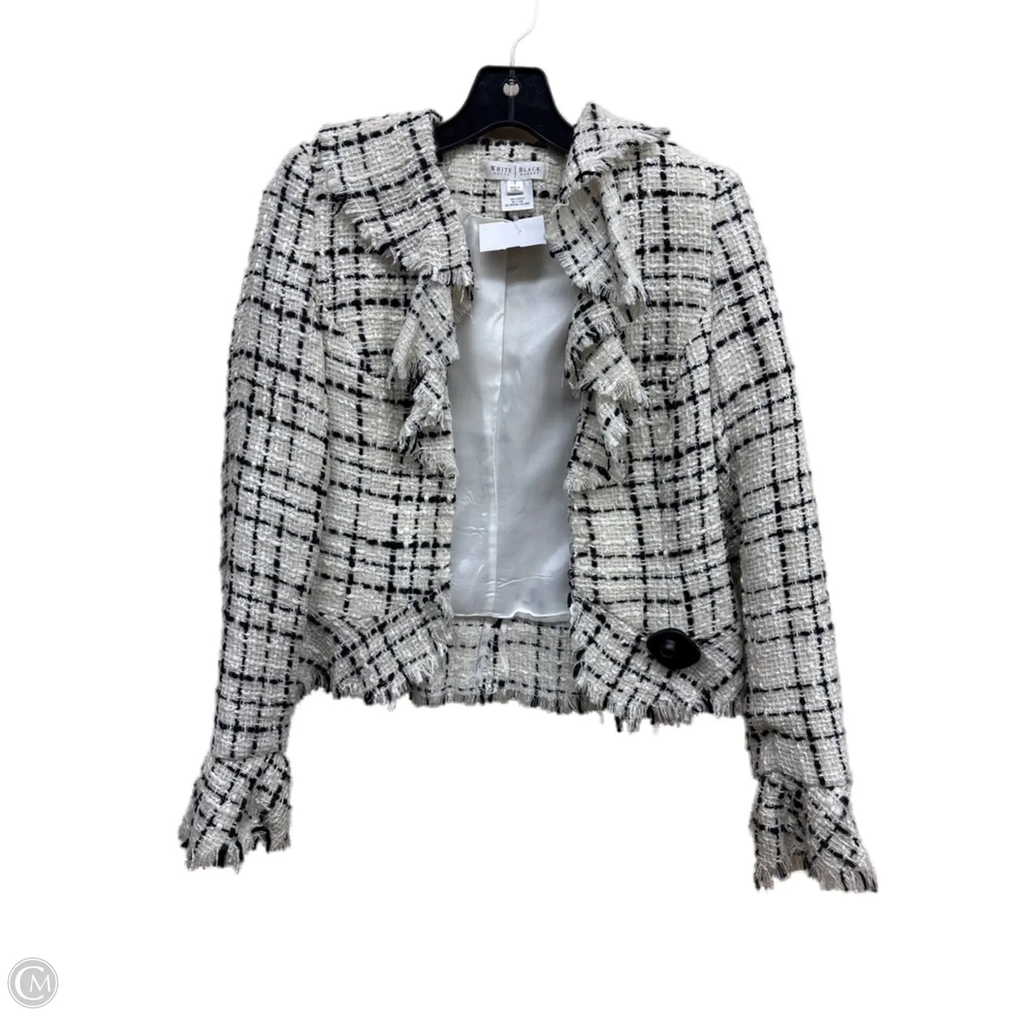 Blazer By White House Black Market In Black & White, Size: Xs