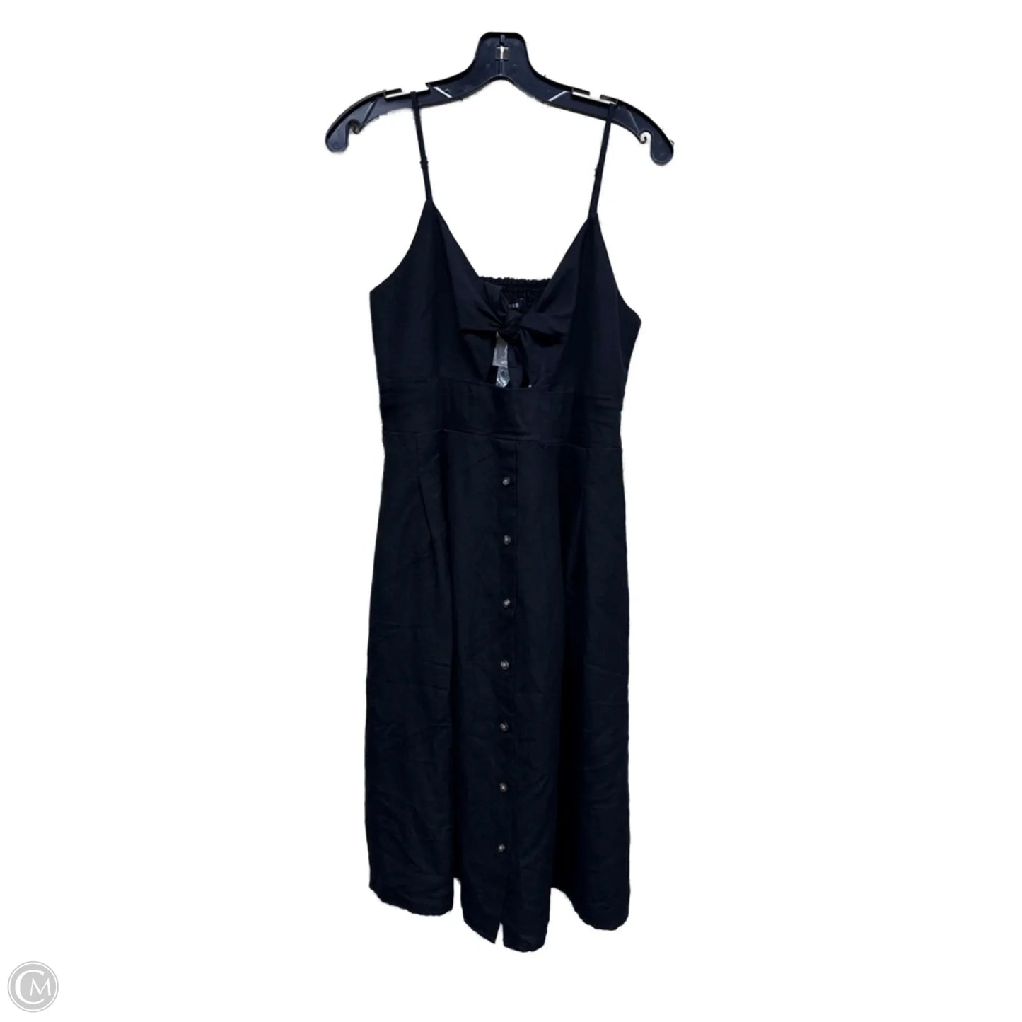Dress Casual Midi By Express In Black, Size: M